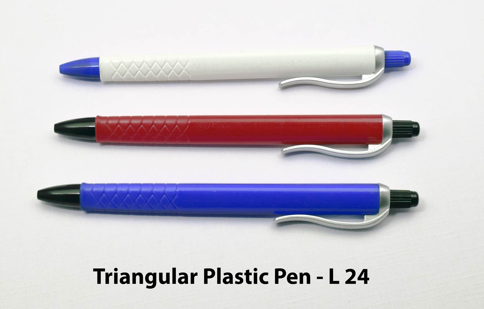 L24 - Triangular plastic pen - Best corporate Gifts