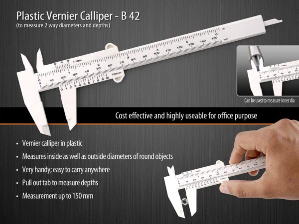 B42 - Plastic Vernier Calliper