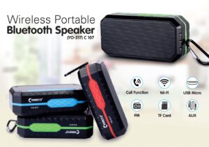C107 - Water resistant bluetooth speaker | with USB / TF card / FM (YO - 517)