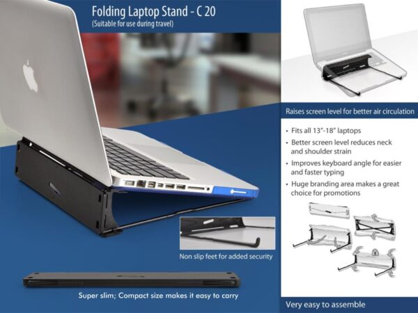 C20 - Folding laptop stand (suitable for travelling)