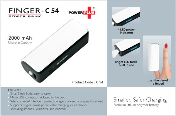 C54 - Finger power bank (2000 mAh)