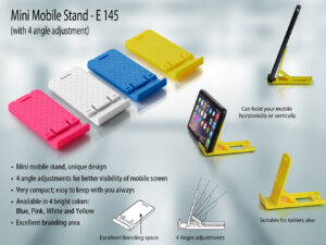E145 - Mini mobile stand with 4 angle adjustment