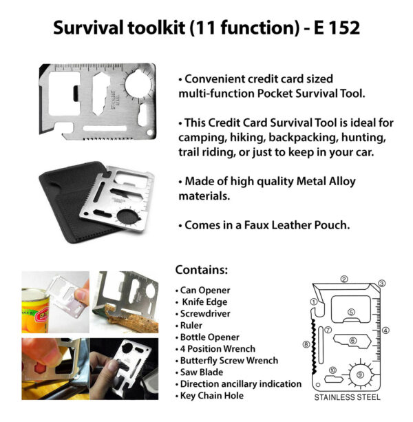 E152 - Survival toolkit (11 function)