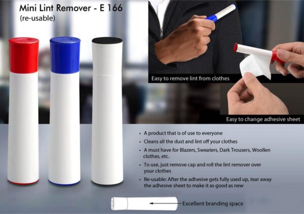 E166 - Mini Lint remover (re-usable)