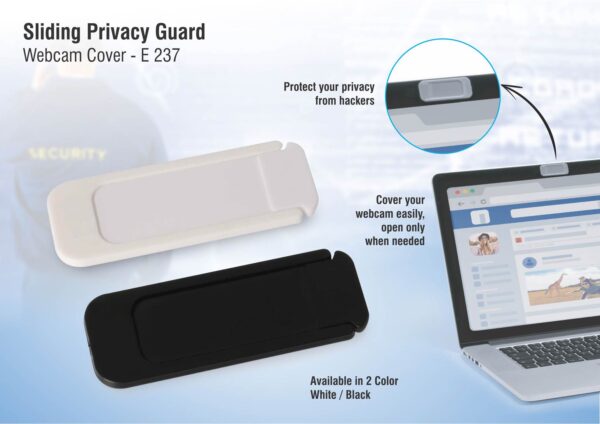 E237 - Sliding privacy guard webcam cover