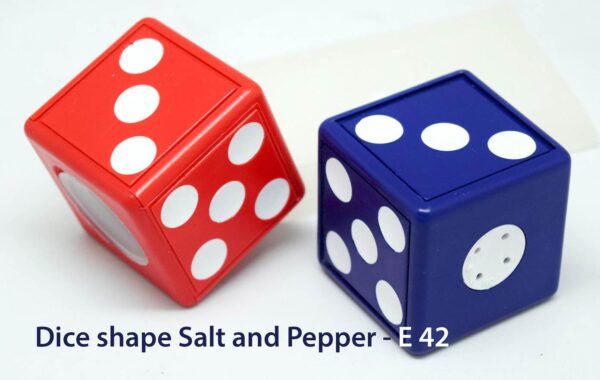 E42 - Dice shape salt & pepper