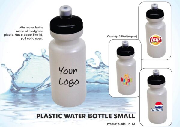 H13 - Plastic Water Bottle Small