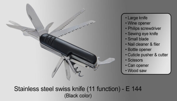 E144 - 11 function swiss knife