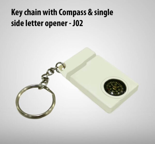 J02 - Key chain with Compass & single side letter opener