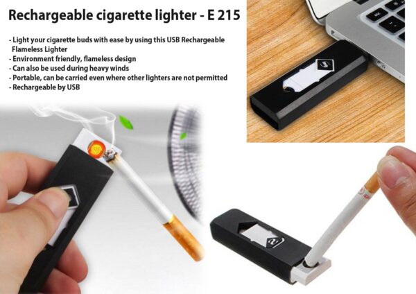 E215 - Rechargeable cigarette lighter