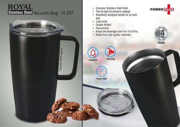 H207 - Royal Stainless Steel Vacuum mug | Capacity 500ml approx