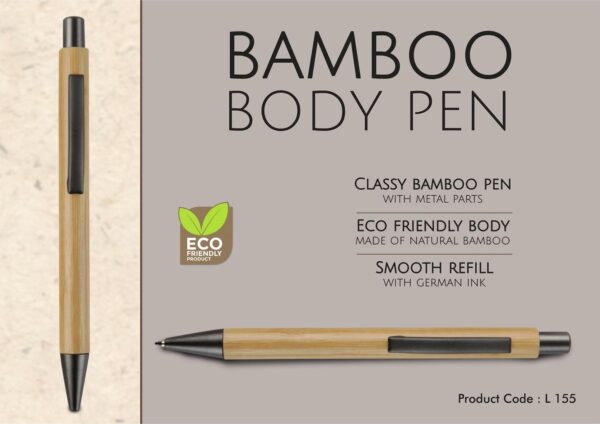 L155 - Bamboo Body pen