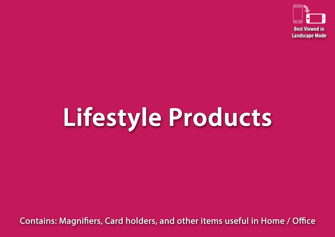 Lifestyle products