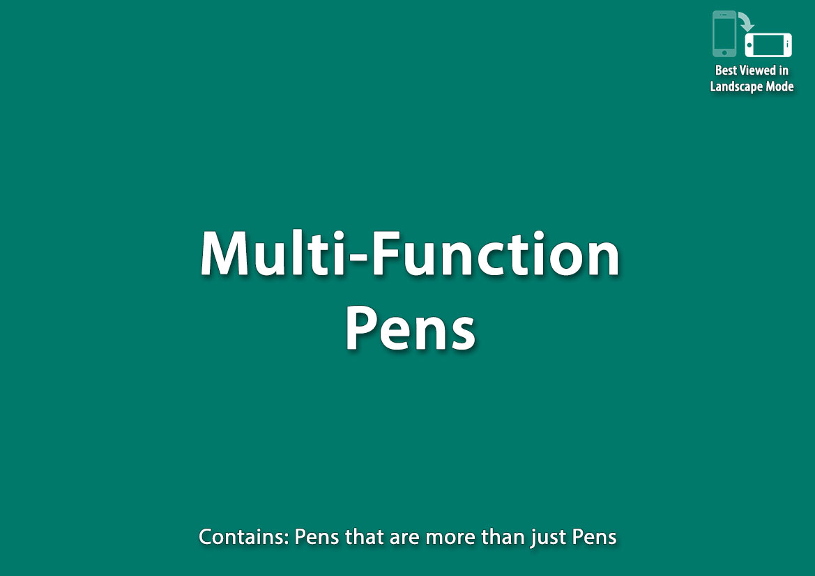 Multifunction Pens