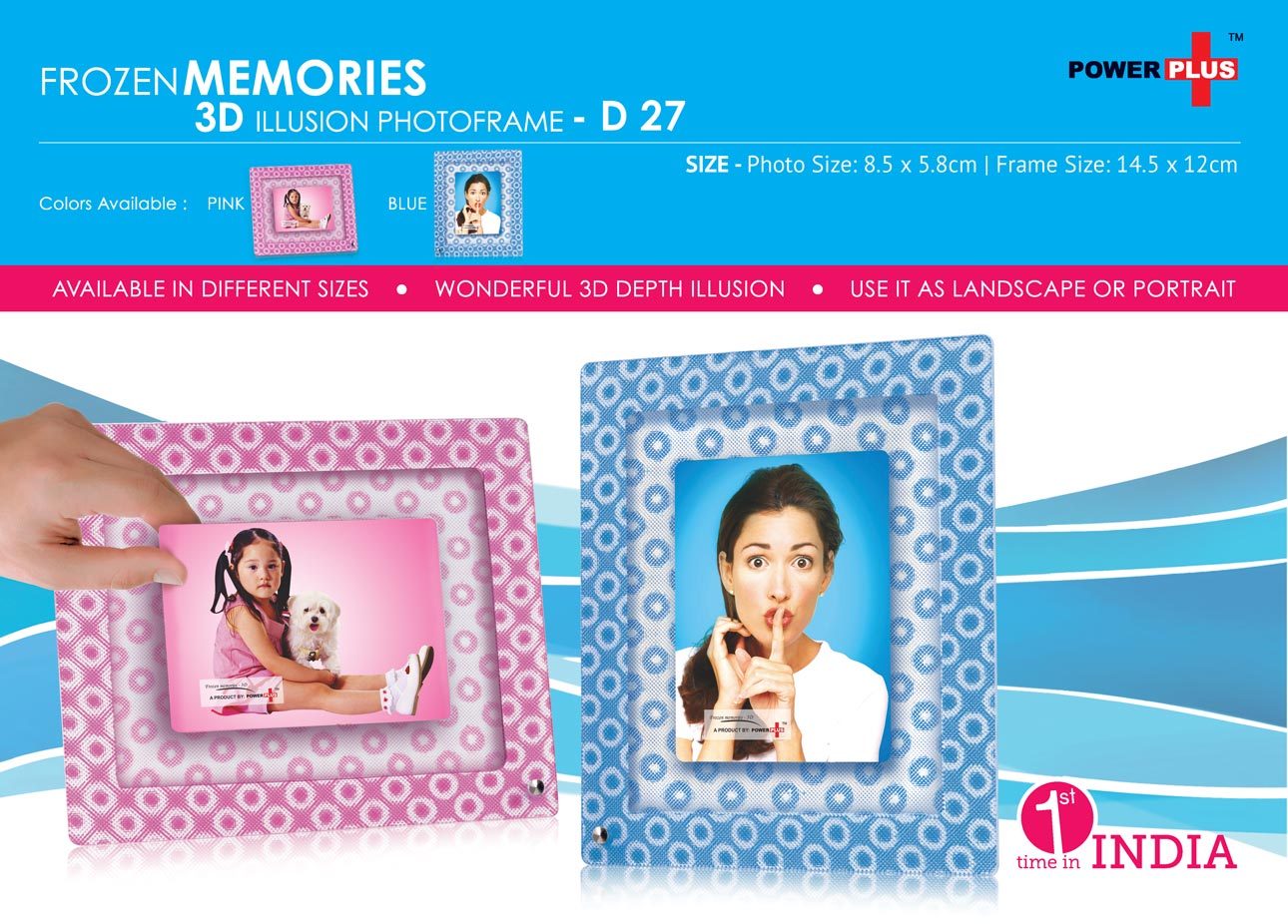 D27 - Frozen memories | 3D photo frame (3 x 4)