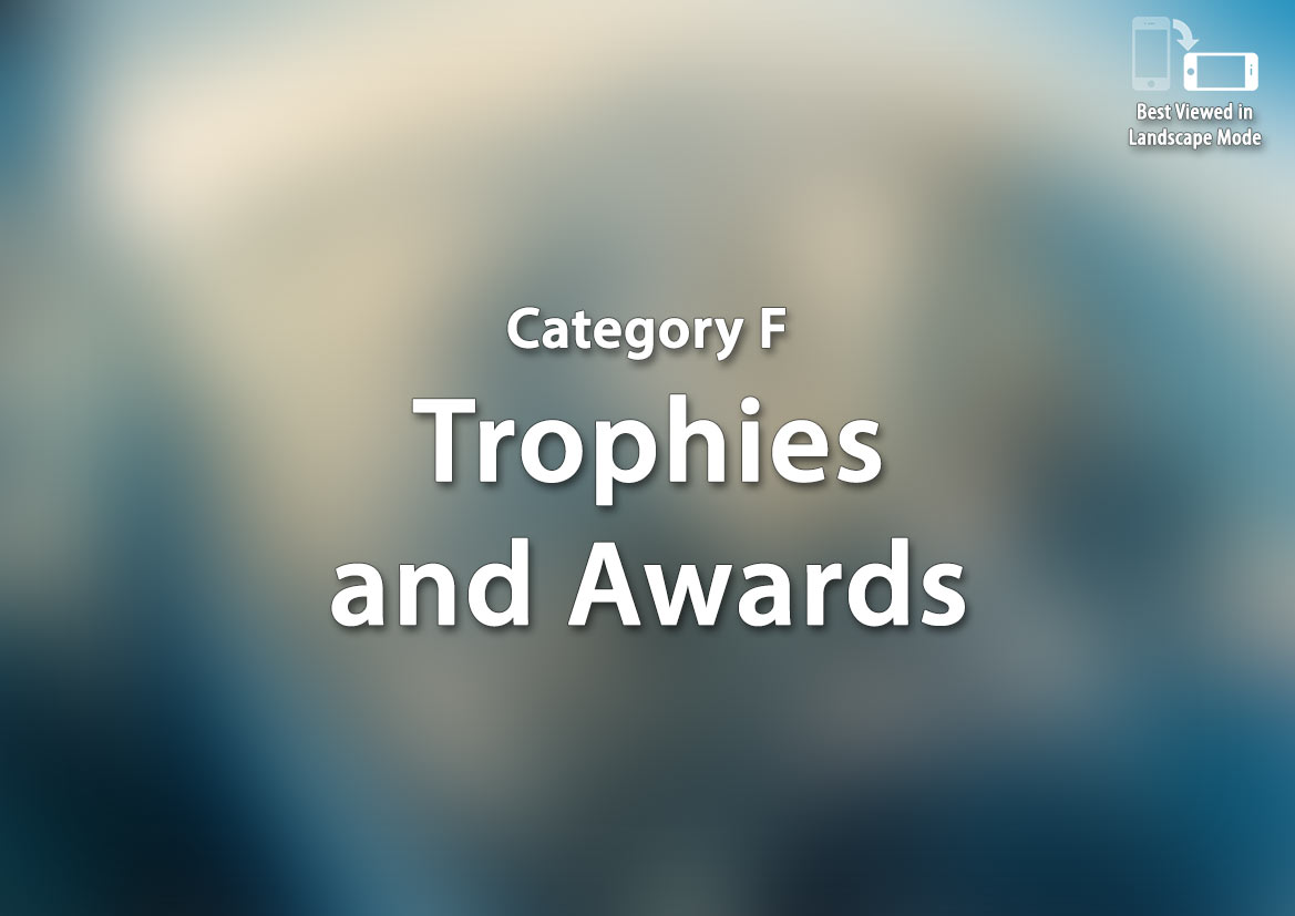F - Trophies and Awards