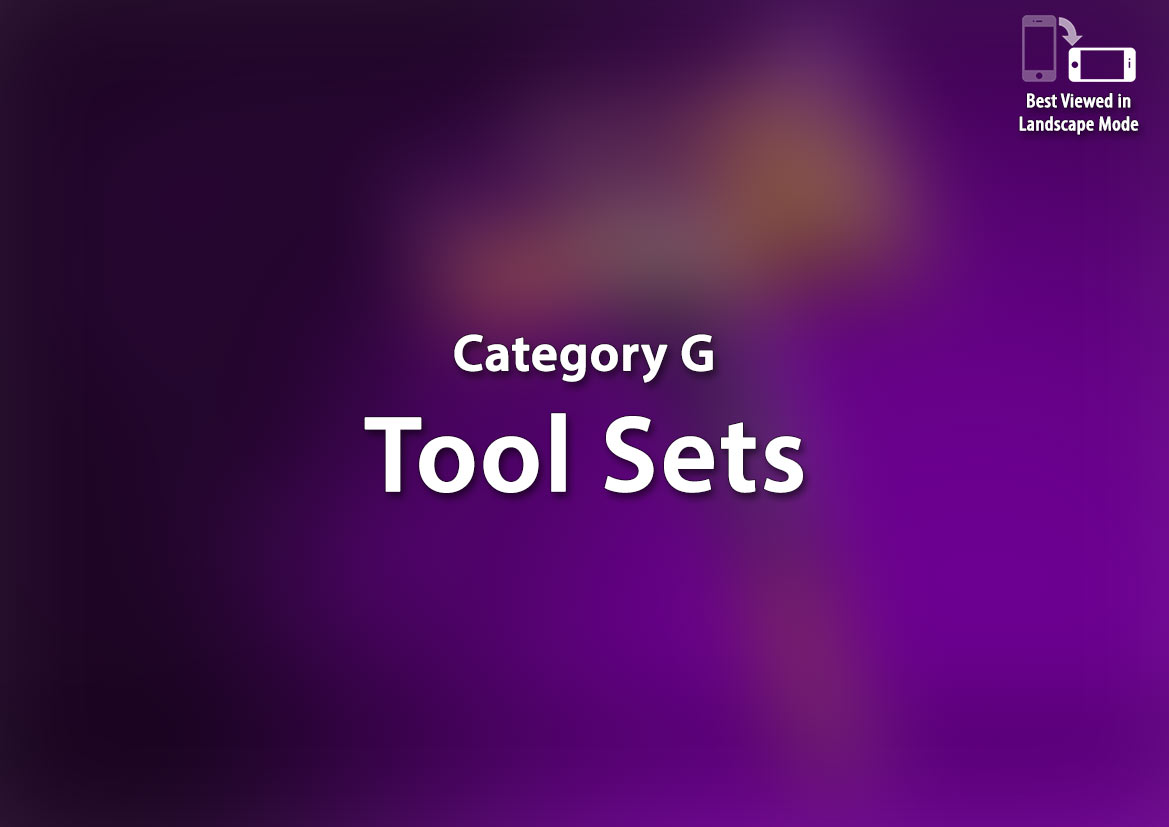G - Tool Sets